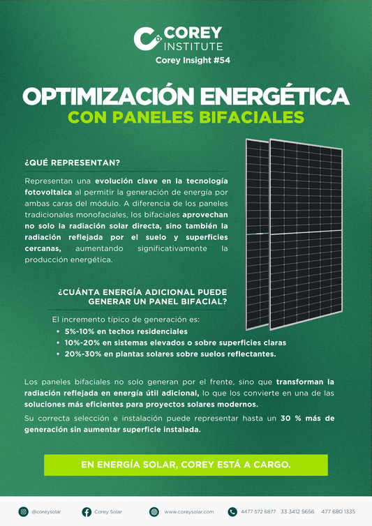 Optimización Energética con Paneles Bifaciales