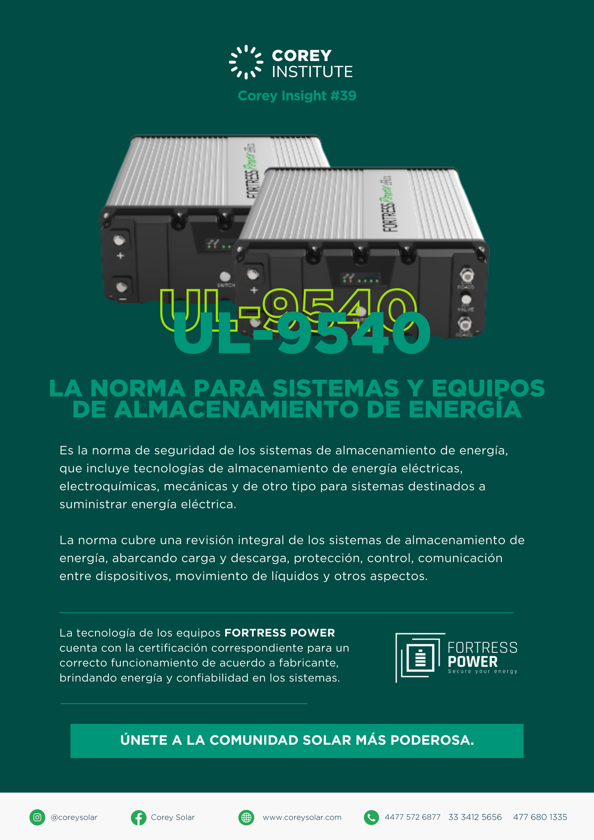 Corey Solar Distribución