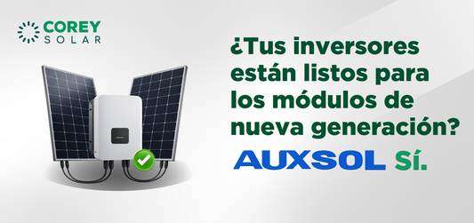 Soluciones C&amp;I con AUXSOL: inversores de alta corriente, protección AFCI y gestión paralela