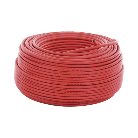 CARRETE 100 MTS CABLE FOTOVOLTAICO ROJO