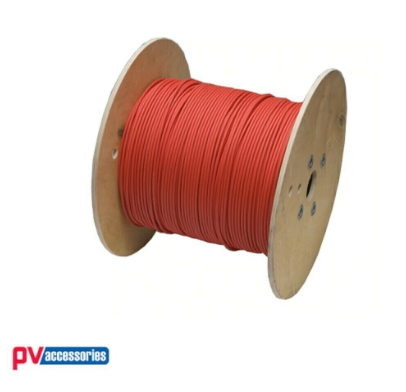 BOBINA DE CABLE ROJO 762 MTS PV WIRE 10