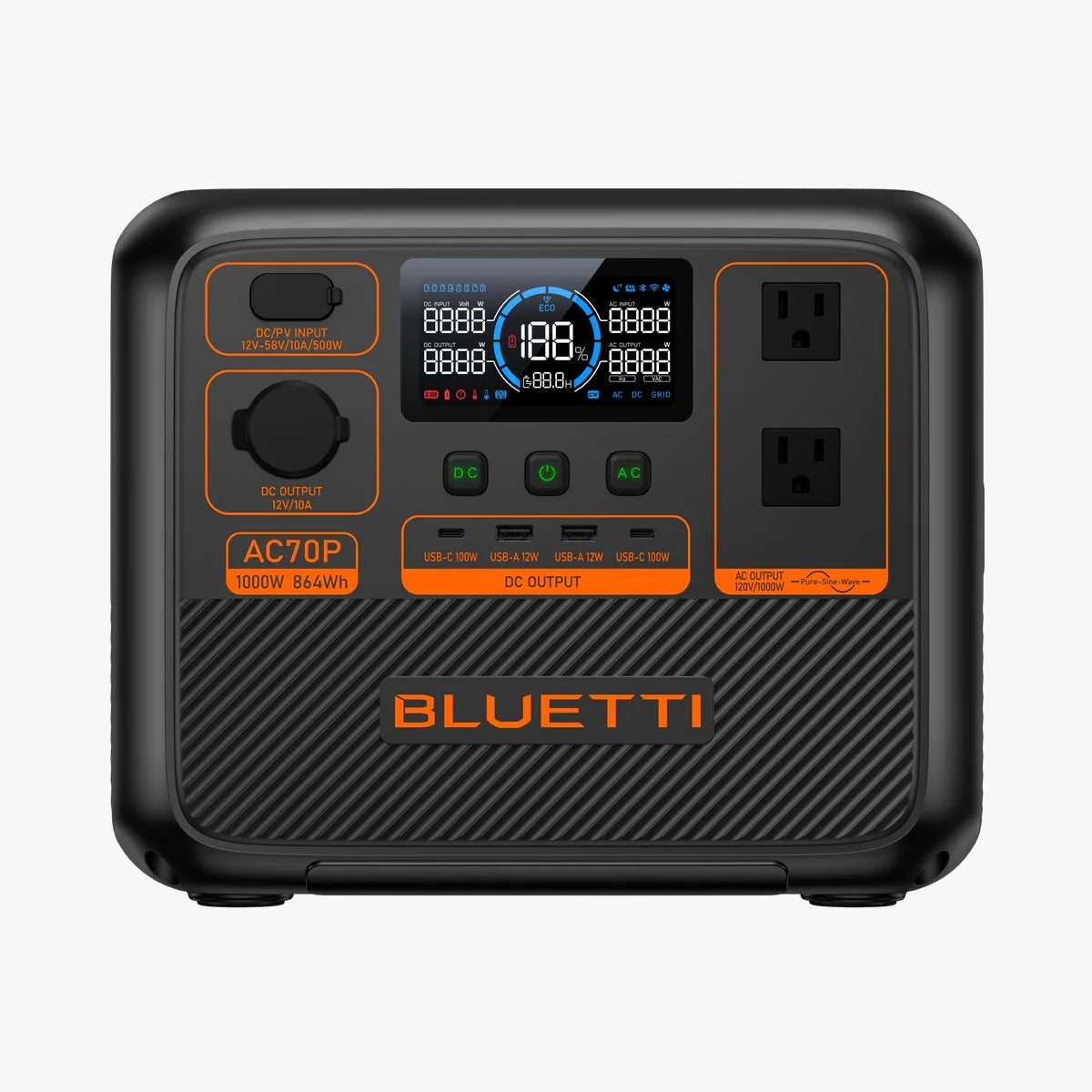 BLUETTI ESTACION DE CARGA AC70PL